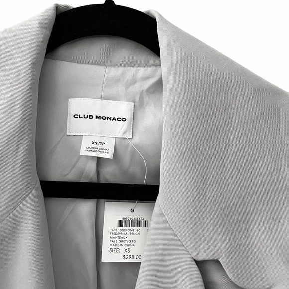 🆕 Club Monaco Frederrika Trench Coat - Picture 6 of 11